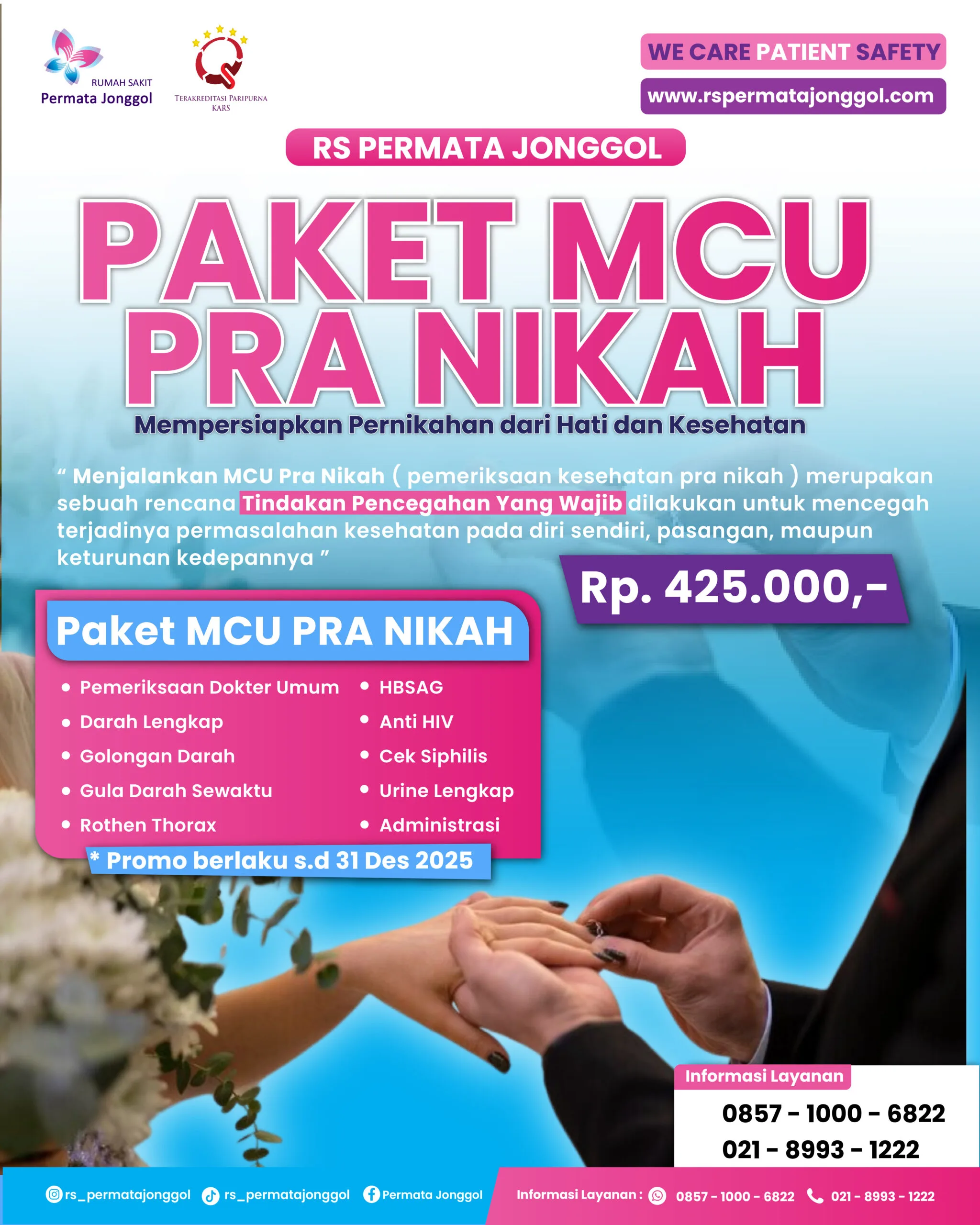 PAKET MCU PRA NIKAH