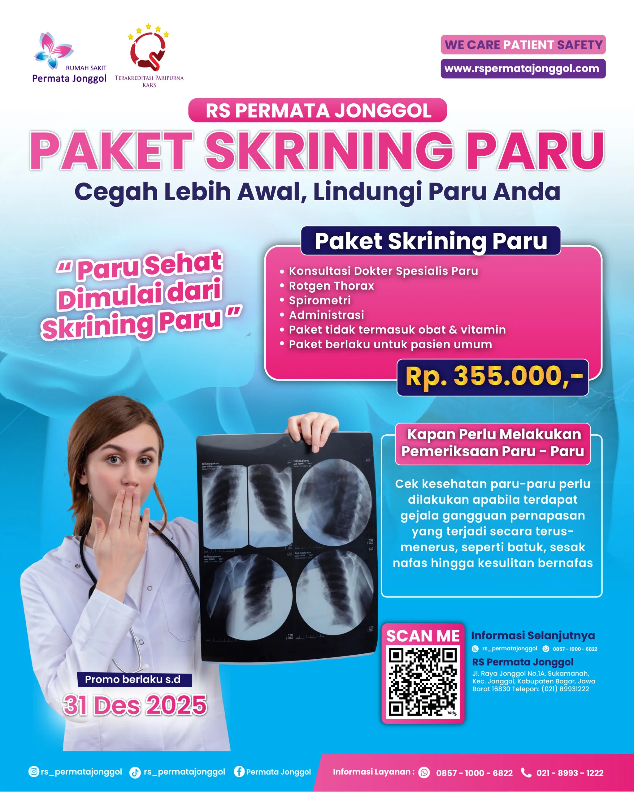 PAKET SKRINING PARU