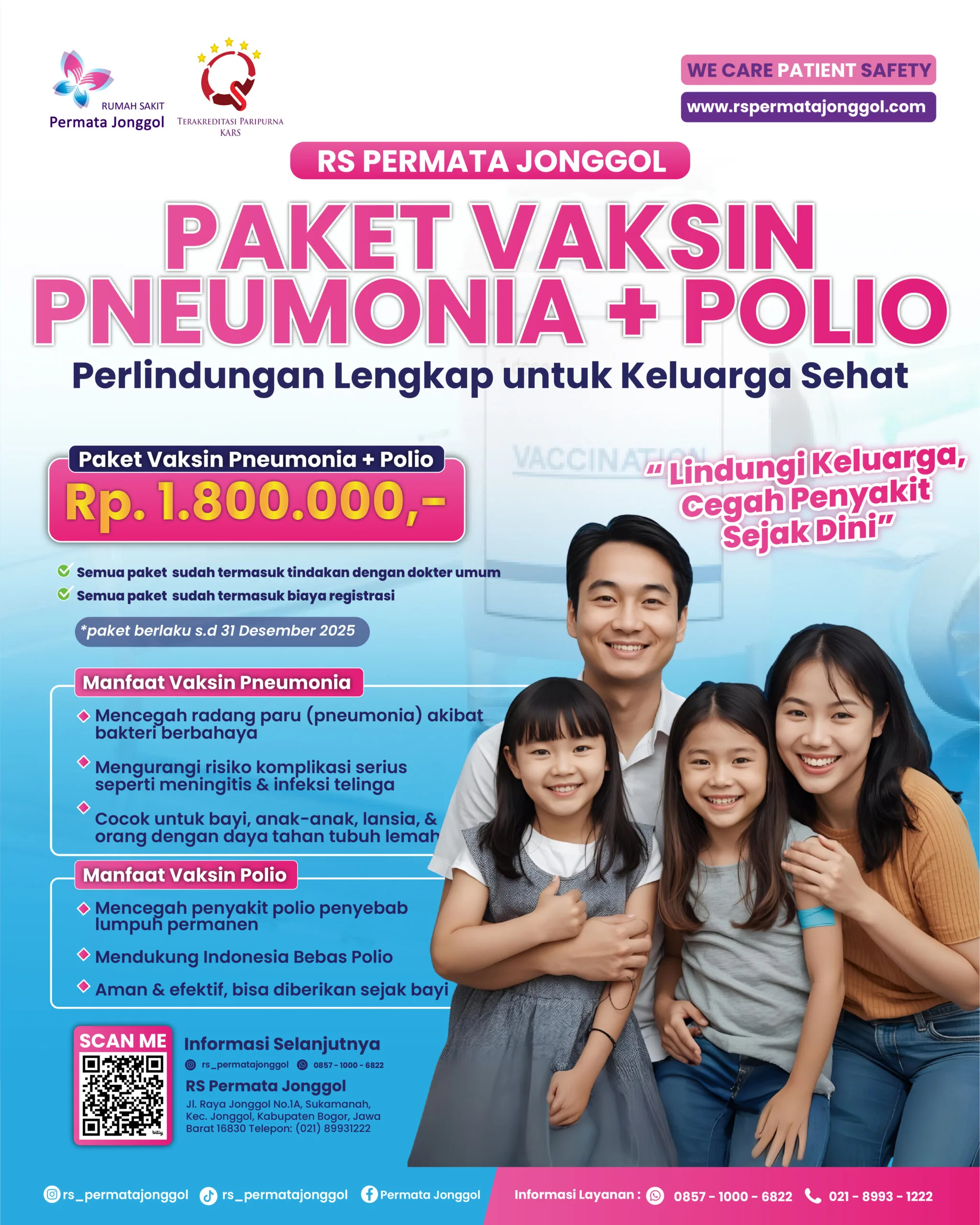 PAKET VAKSIN PNEUMONIA POLIO